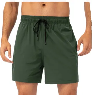 Men's Running Shorts Quick Dry Lightweight Shorts Sports Athletic Gym Shorts with Pockets