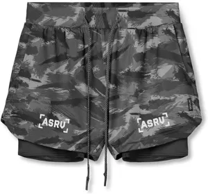 Men's Running Shorts Quick Dry Lightweight Training Gym Shorts with Zipper Pockets
