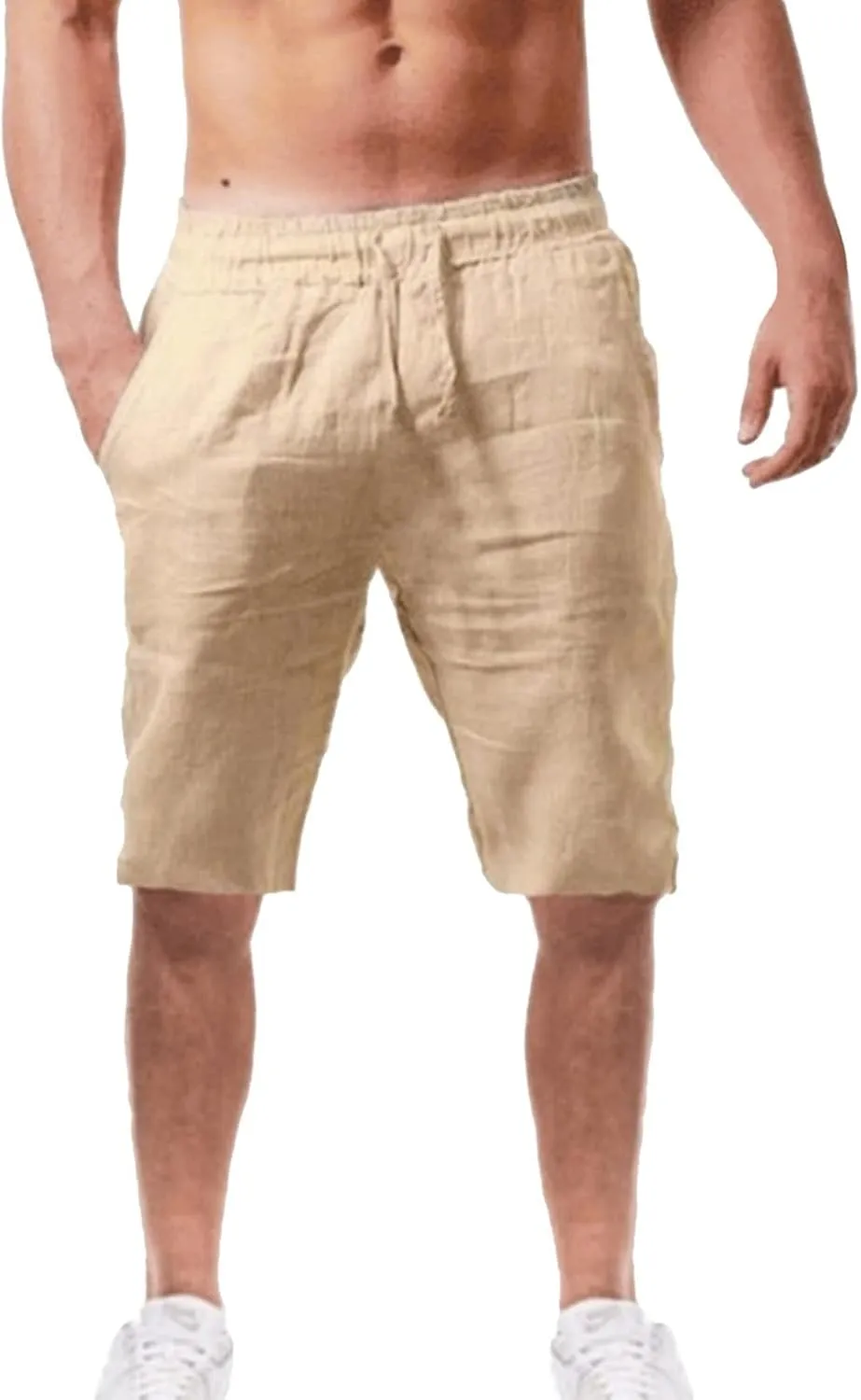 Men's Shorts Casual,Men's Gym Shorts Sports Quick Dry Workout Running or Casual Training Short with Zipper Pockets