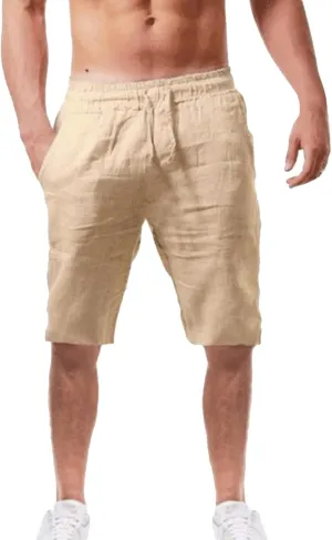 Men's Shorts Casual,Men's Gym Shorts Sports Quick Dry Workout Running or Casual Training Short with Zipper Pockets