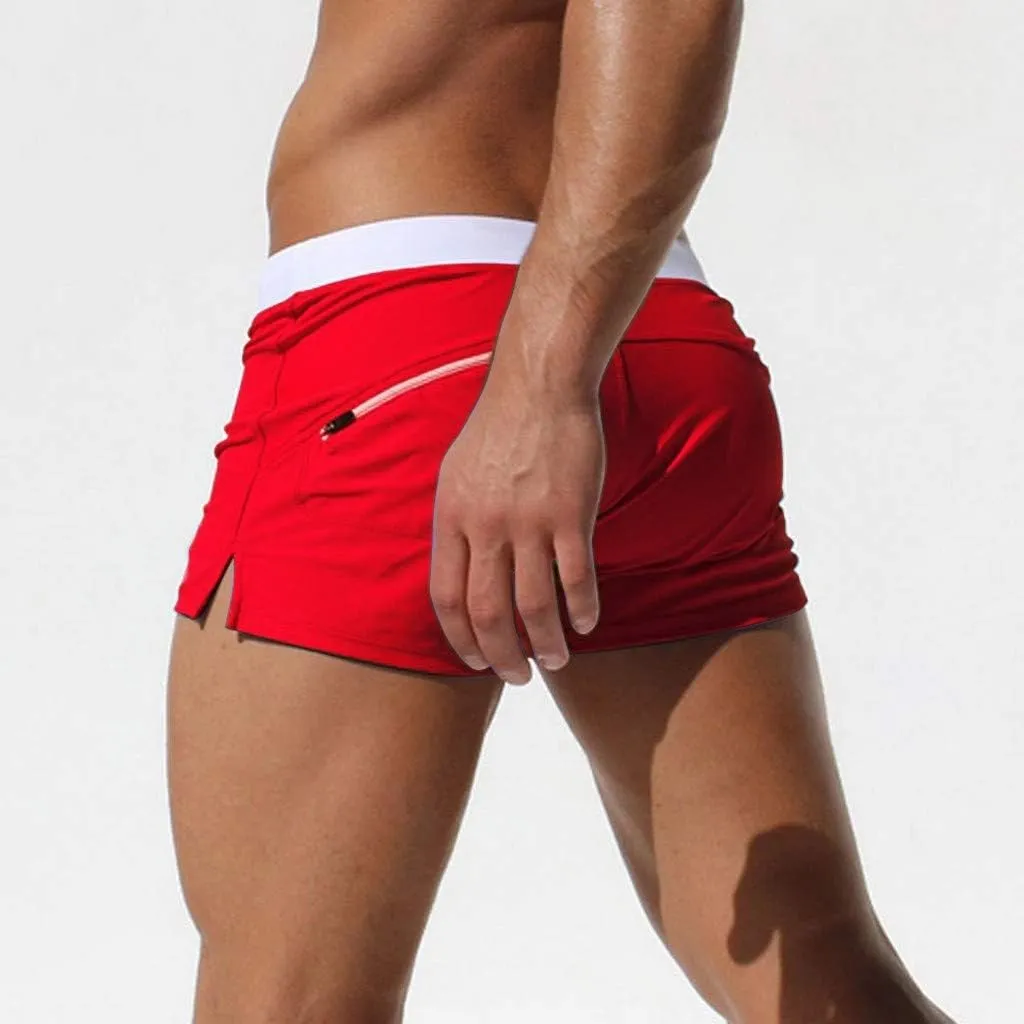 Men's Summer Swim Trunks Quick Dry Surf Boardshorts, Breathable Bathing Suit Shorts Mesh Lining Holiday Beach Swimwear