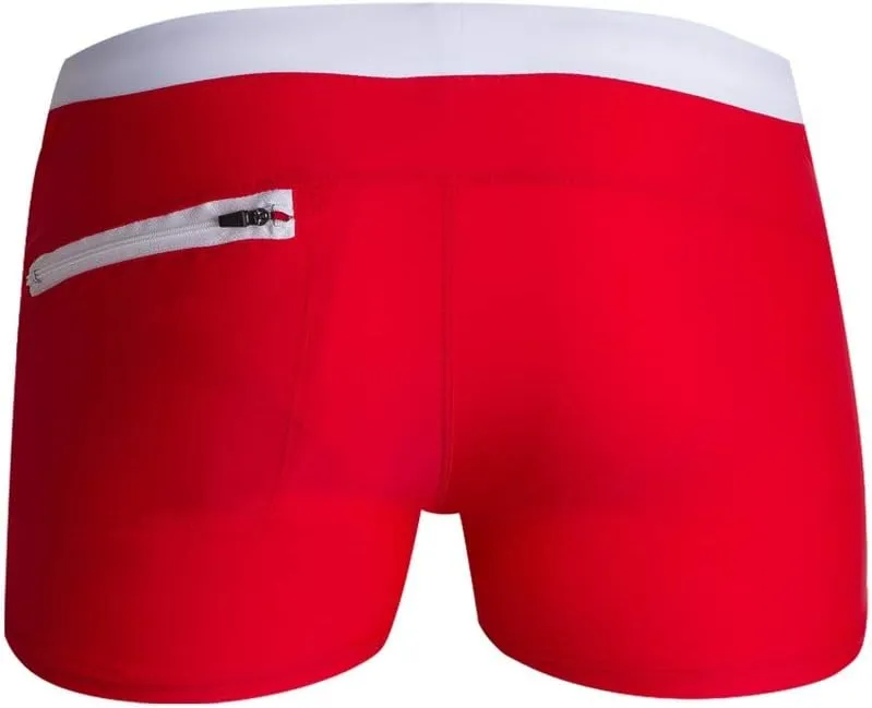 Men's Summer Swim Trunks Quick Dry Surf Boardshorts, Breathable Bathing Suit Shorts Mesh Lining Holiday Beach Swimwear