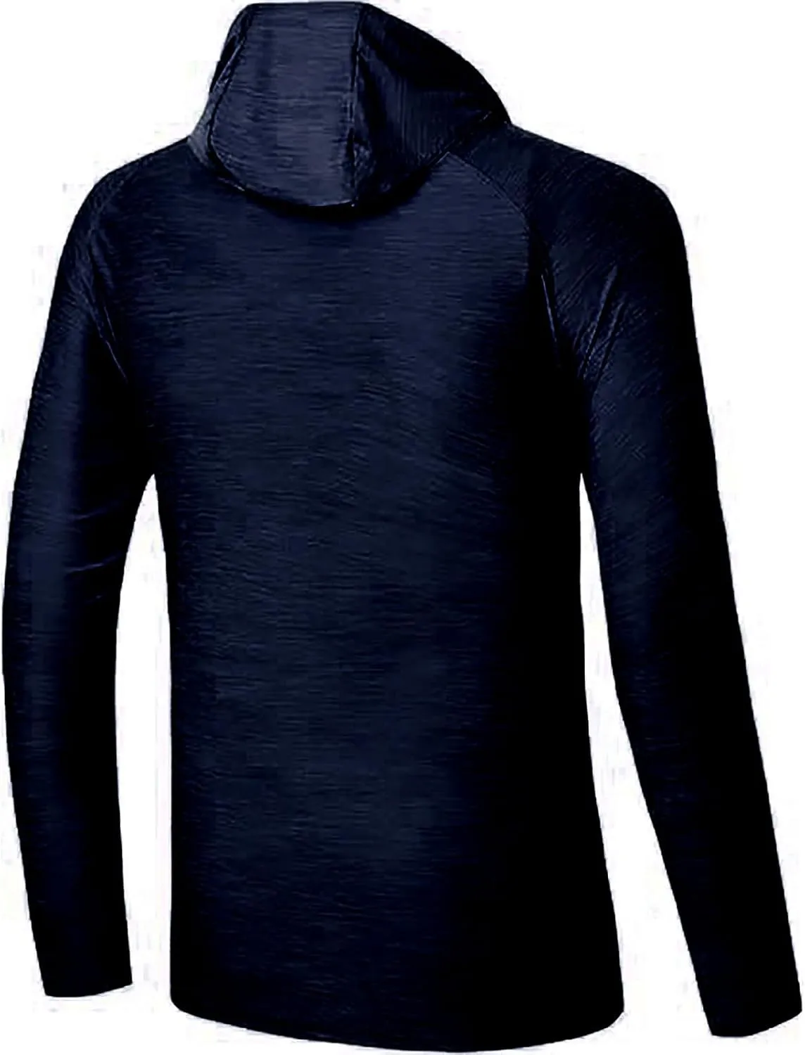 Men's Sun Protection Hoodie Shirts with Mask Long Sleeve UPF 50  Fishing Shirt Summer Rash Guards Cooling Hiking Tees