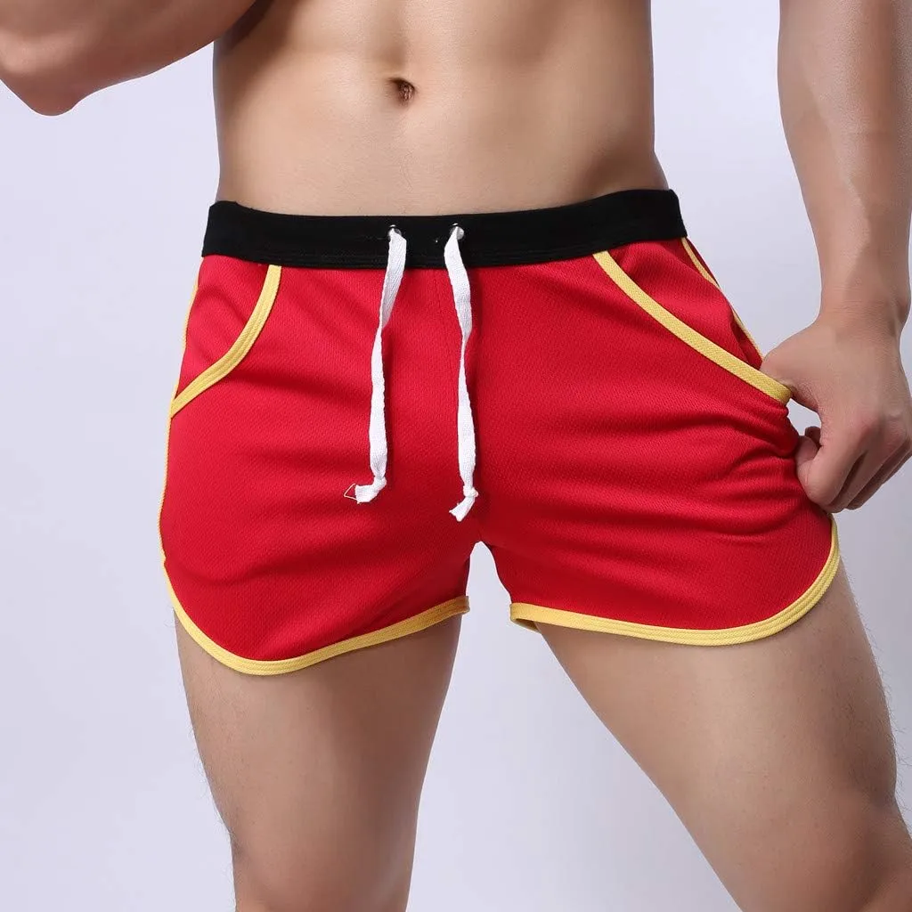 Mens Swim Shorts Surf Trunks Quick Dry Swimwear with Lining Suit Swimsuits Beach Short with Pockets for Swimming Pool