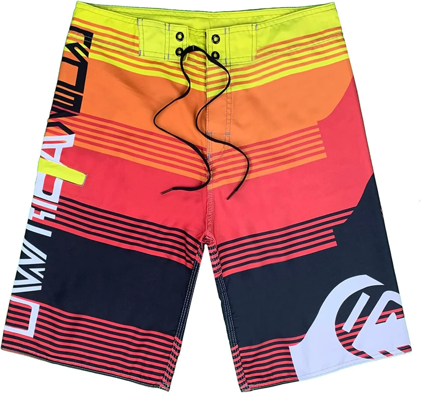 Mens Swim Trunks Trunks for Men Men's Sports Quick Dry Temperature Sensitive Changing Shorts Mens Striped Swim Trunks