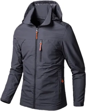 Mens Tactical Jacket Windbreaker Waterproof Jackets Casual Mountain Hooded Coat Lightweight Soft Shell Outerwear