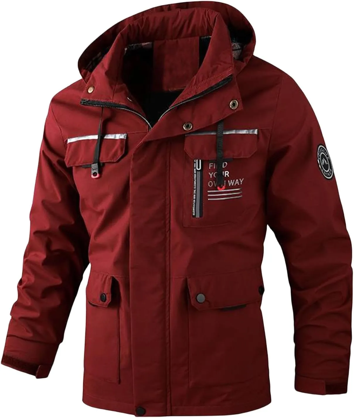 Men's Winter Coats Military Tactical Jacket Fleece Lined Parka Cargo Jacket Heavy Parka Insulated Hooded Work Jackets