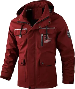 Men's Winter Coats Military Tactical Jacket Fleece Lined Parka Cargo Jacket Heavy Parka Insulated Hooded Work Jackets
