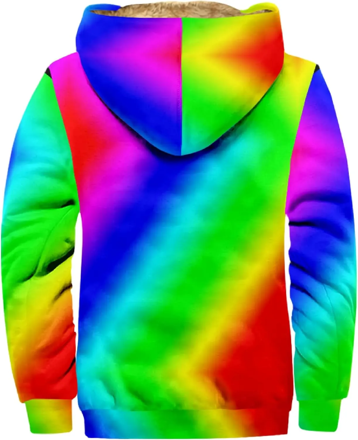 Mens Winter Coats Solid Color Zipper Hooded Warm Windbreaker Jackets Oversized Heavy Hoodie