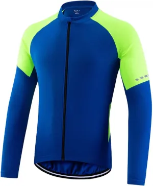 Meufam Men's Cycling Bike Jackets Breathable Reflective Softshell Windbreaker Winter Thermal Running Windproof Jacket