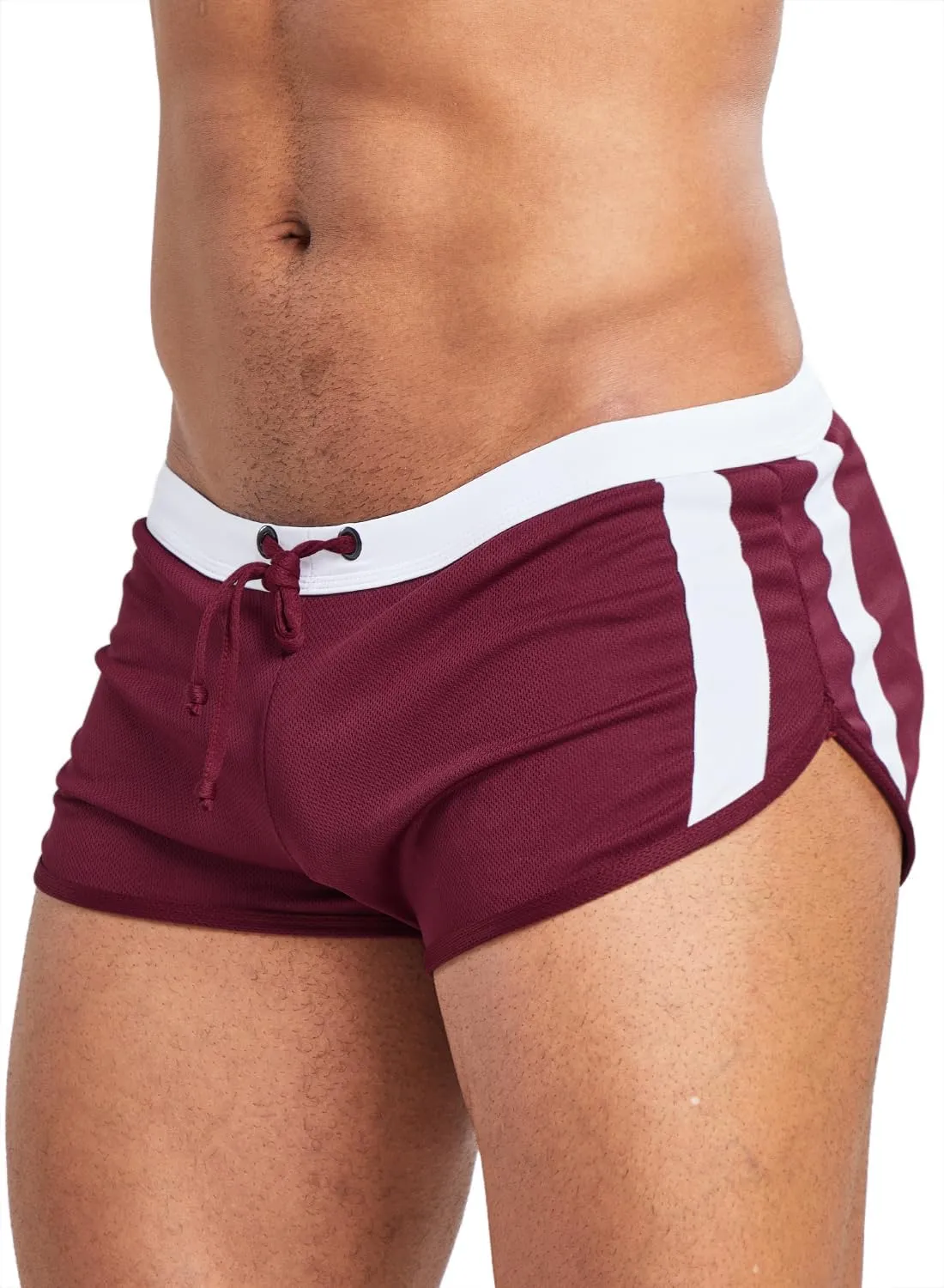 MIZOK Mens 3" Workout Running Shorts Bodybuilding Gym Quick Dry Athletic Shorts