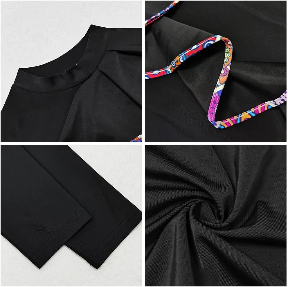 Muslim Swimsuits for Women Modest Islamic Arabic Swimwear Burkini Full Cover Hijab Top Pants Swimming Cap Bathing Suits