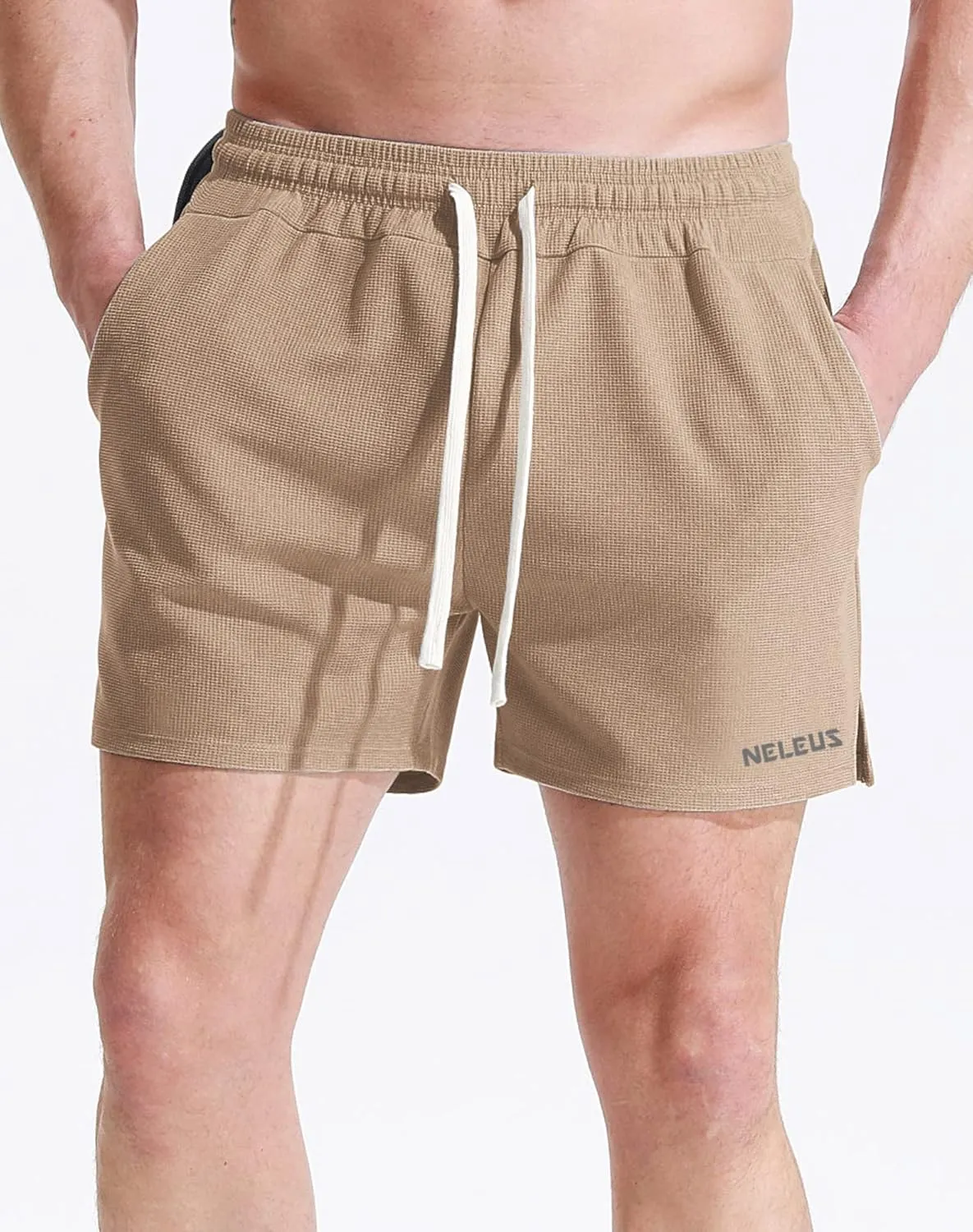 NELEUS Men's 7 inch Running Shorts Athletic Gym Workout Shorts with Pockets