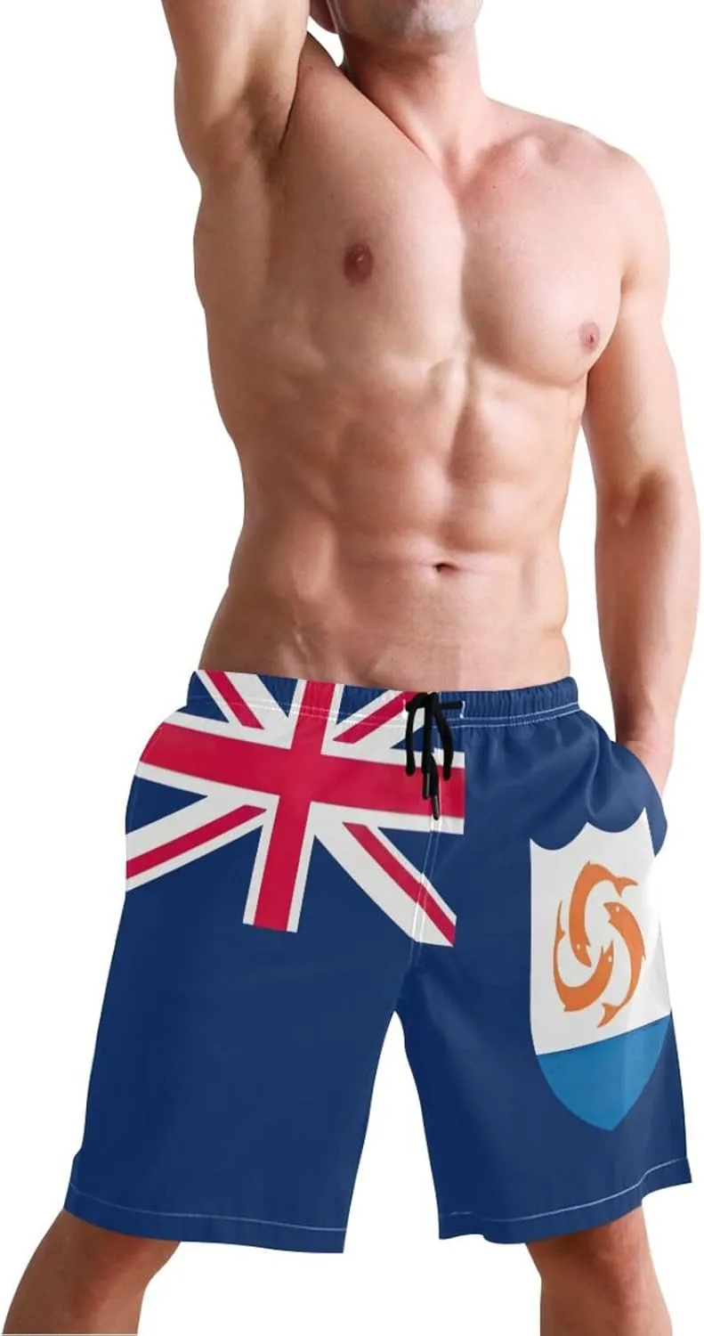ODAWA Tennessee State Flag Swimming Shorts for Men Quick Dry Mens Beach Shorts with Mesh Liner