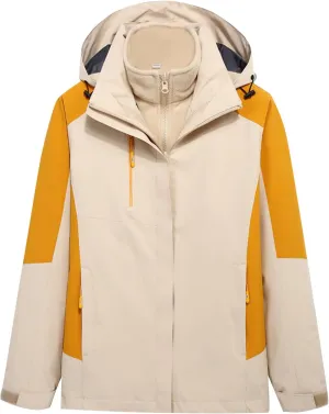 Outdoor Rain Jacket for Women Lightweight Waterproof Raincoat with Hood Cycling Bike Jacket Warm Windbreakers