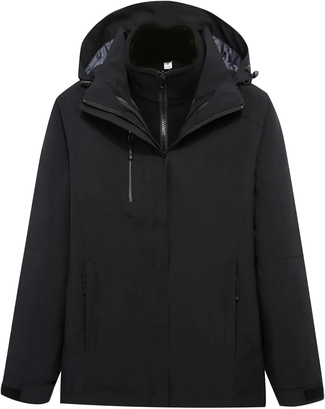 Outdoor Rain Jacket for Women Lightweight Waterproof Raincoat with Hood Cycling Bike Jacket Warm Windbreakers