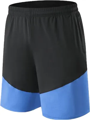 PICKLION Men's Workout Shorts Quick Dry Athletic Basketball Running Shorts Summer Beach Pants