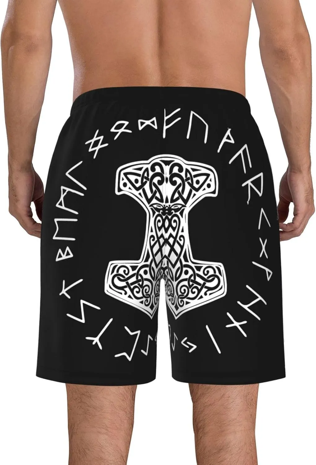 Pineapple Men'S Swim Shorts Beach Trunks Quick Dry Hawaiian Swimming Shorts with Pockets
