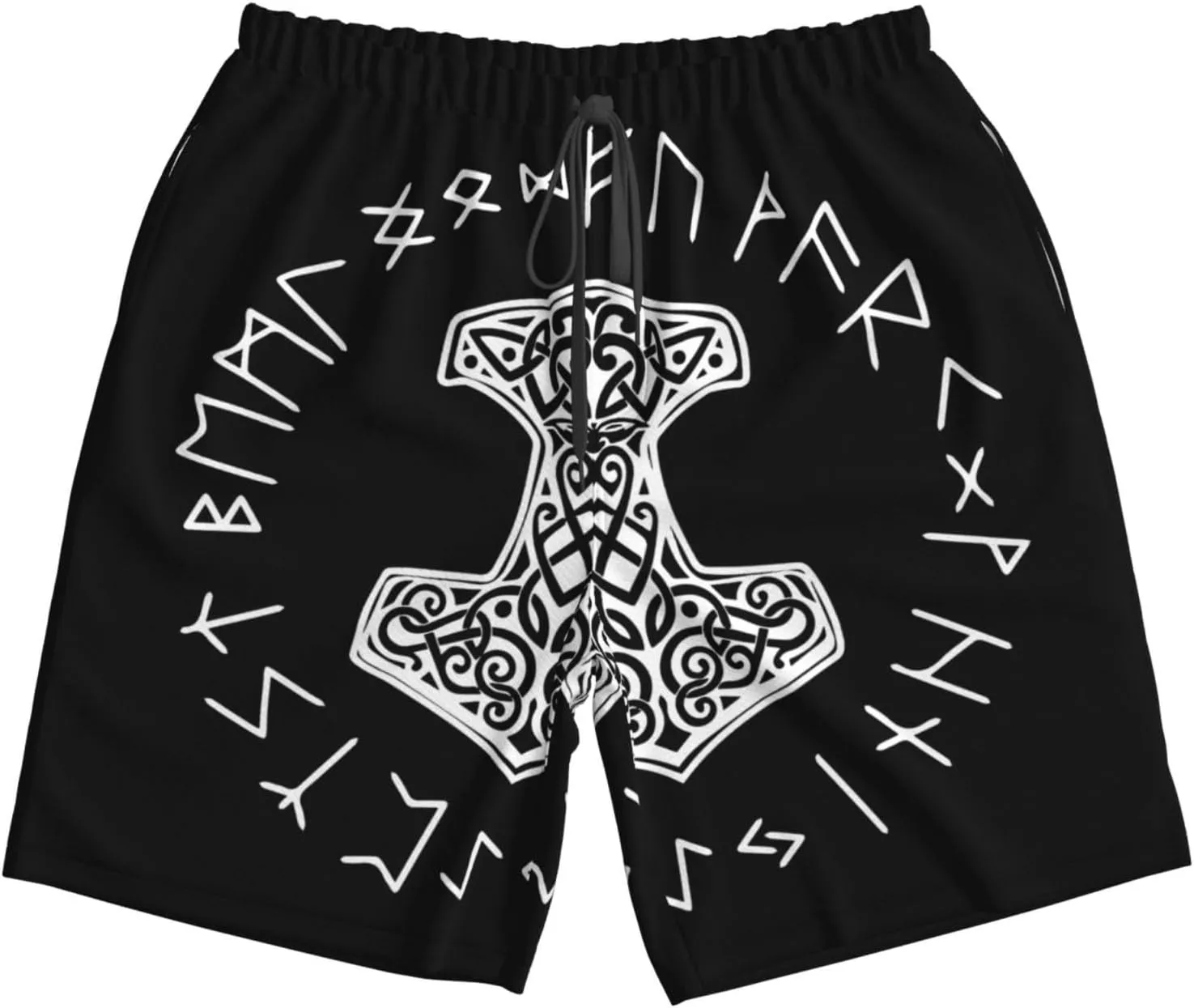 Pineapple Men'S Swim Shorts Beach Trunks Quick Dry Hawaiian Swimming Shorts with Pockets