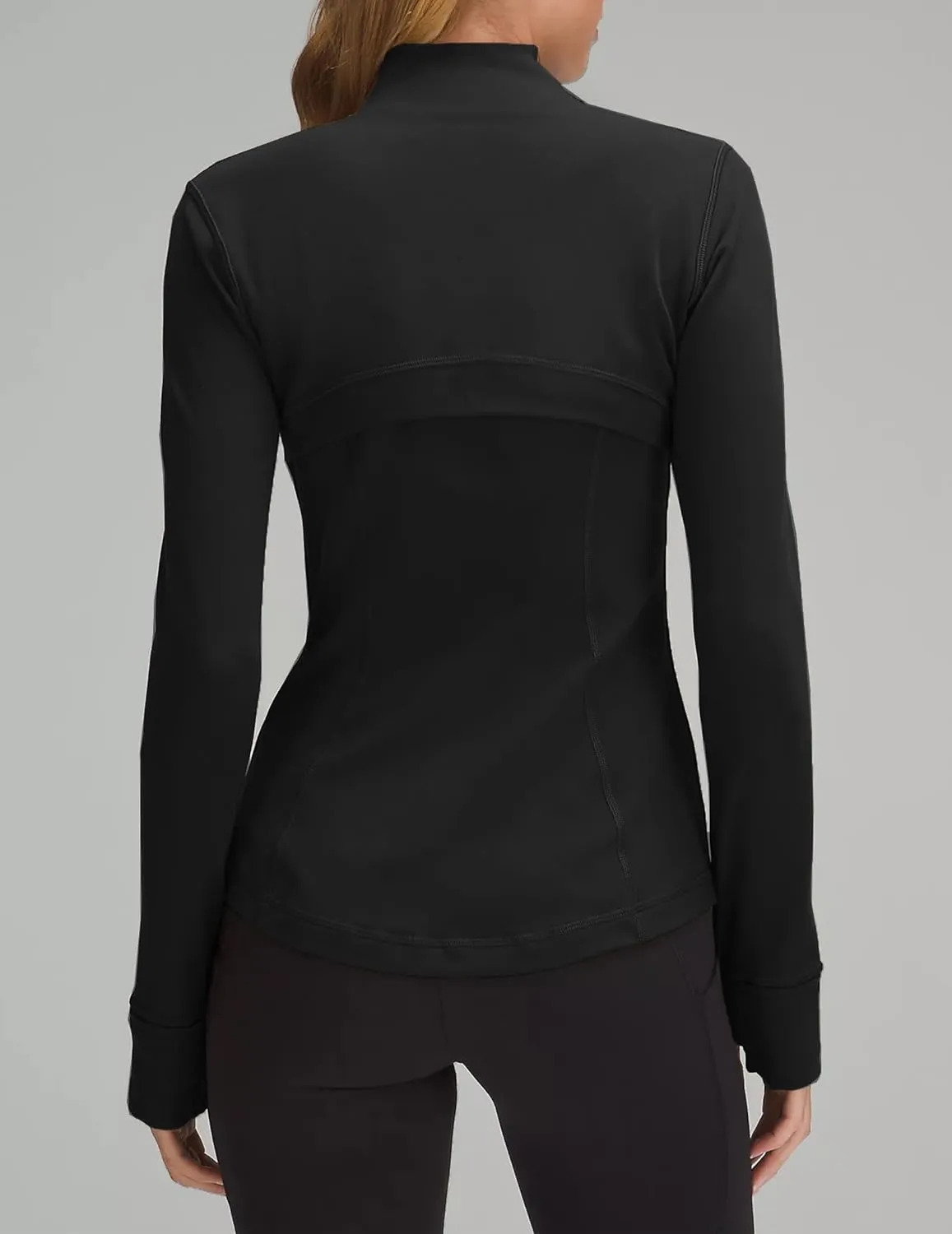 PINSPARK Women's Running Jacket Athletic Full Zip Lightweight Track Jackets Slim Fit Yoga Workout Tops