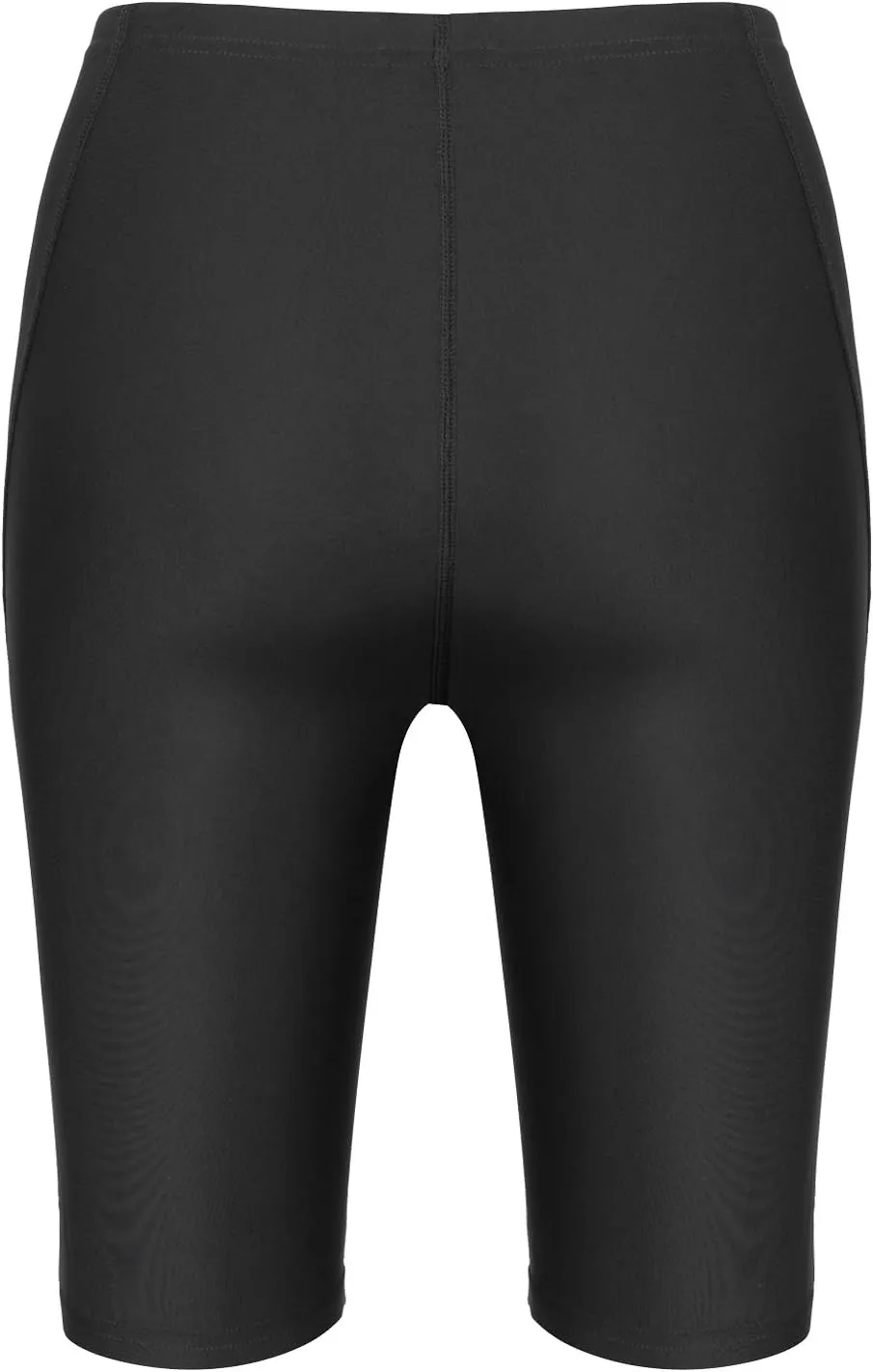 PIQIDIG Youth Boys Swim Jammers Solid Swimsuit Quick Dry Athletic Swimming Shorts UPF 50  Sun Protection