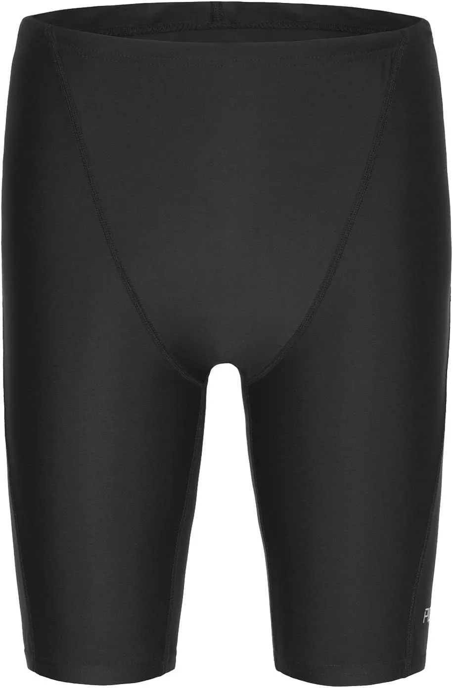 PIQIDIG Youth Boys Swim Jammers Solid Swimsuit Quick Dry Athletic Swimming Shorts UPF 50  Sun Protection