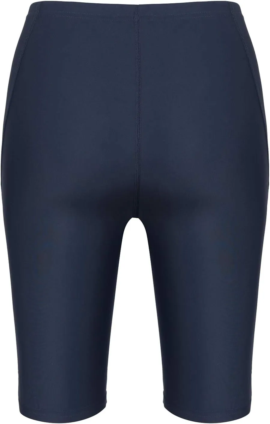PIQIDIG Youth Boys Swim Jammers Solid Swimsuit Quick Dry Athletic Swimming Shorts UPF 50  Sun Protection