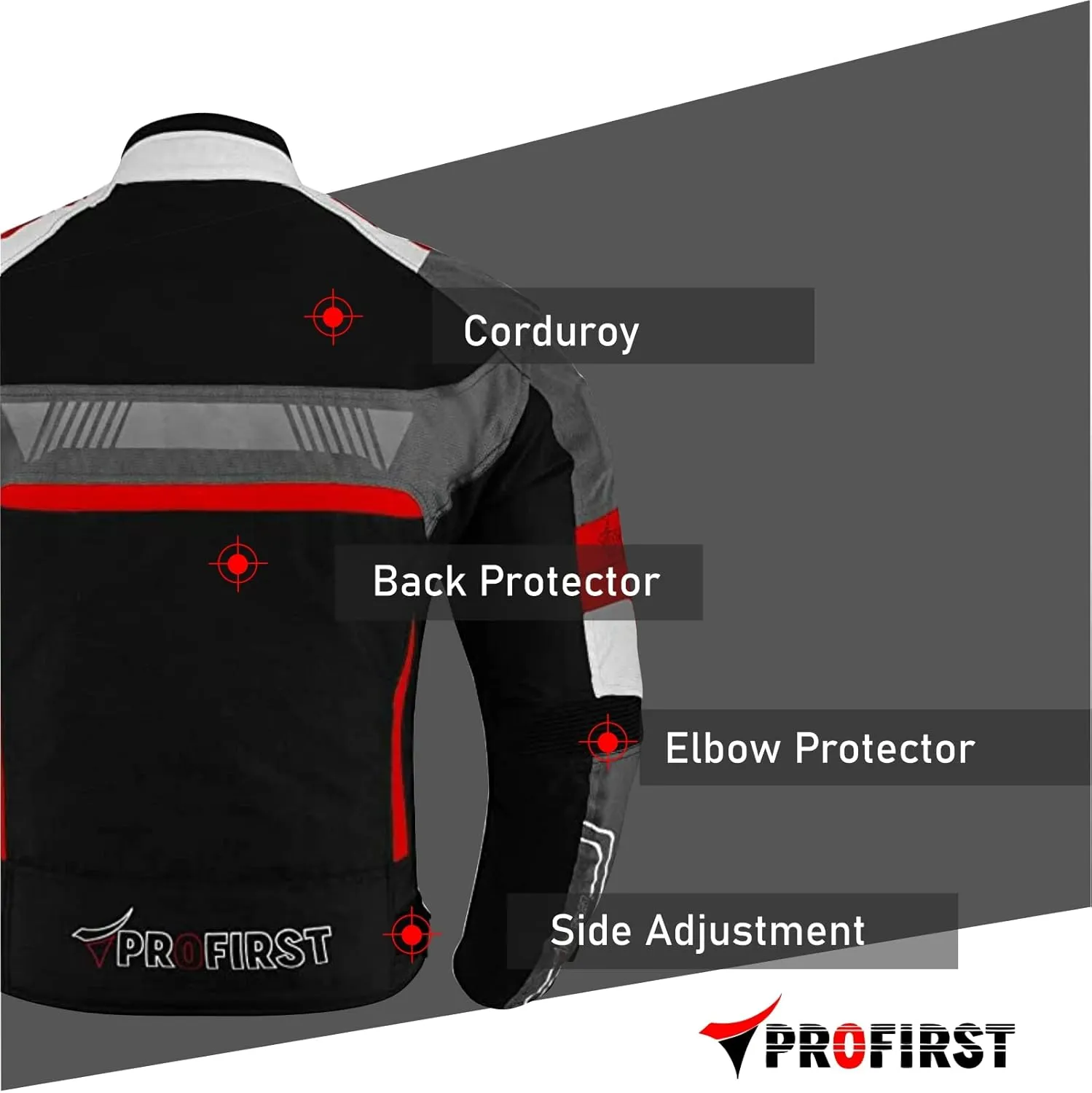 PROFIRST Motorcycle Jacket Men's Riding Textile Racing Motorbike Biker CE Armored Waterproof Jackets