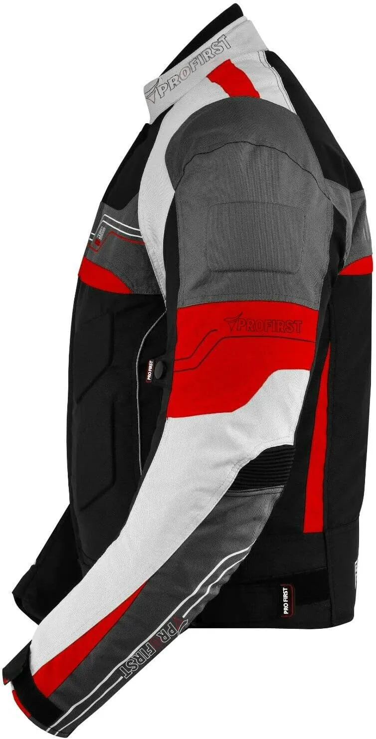 PROFIRST Motorcycle Jacket Men's Riding Textile Racing Motorbike Biker CE Armored Waterproof Jackets