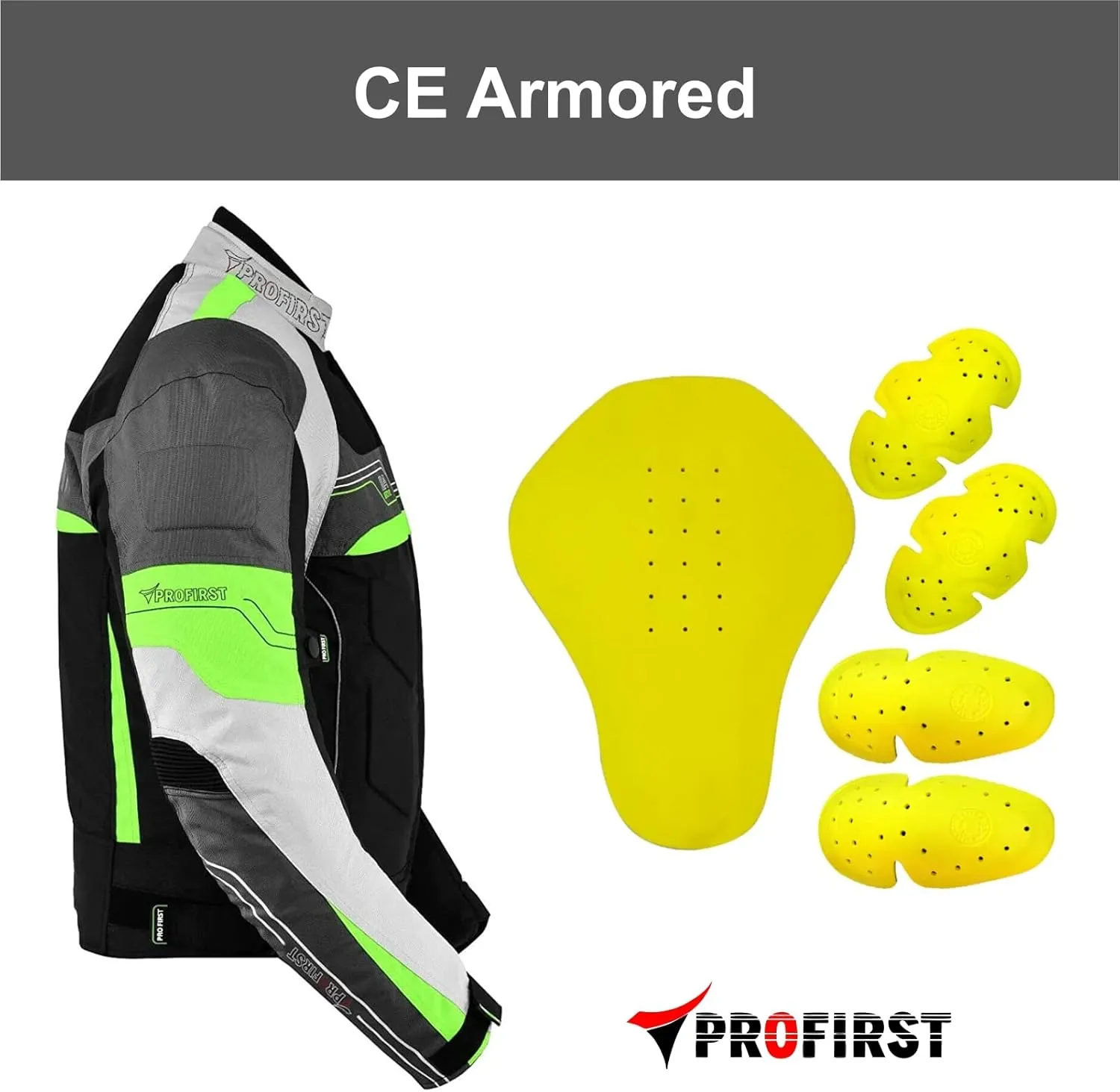 PROFIRST Motorcycle Jacket Men's Riding Textile Racing Motorbike Biker CE Armored Waterproof Jackets