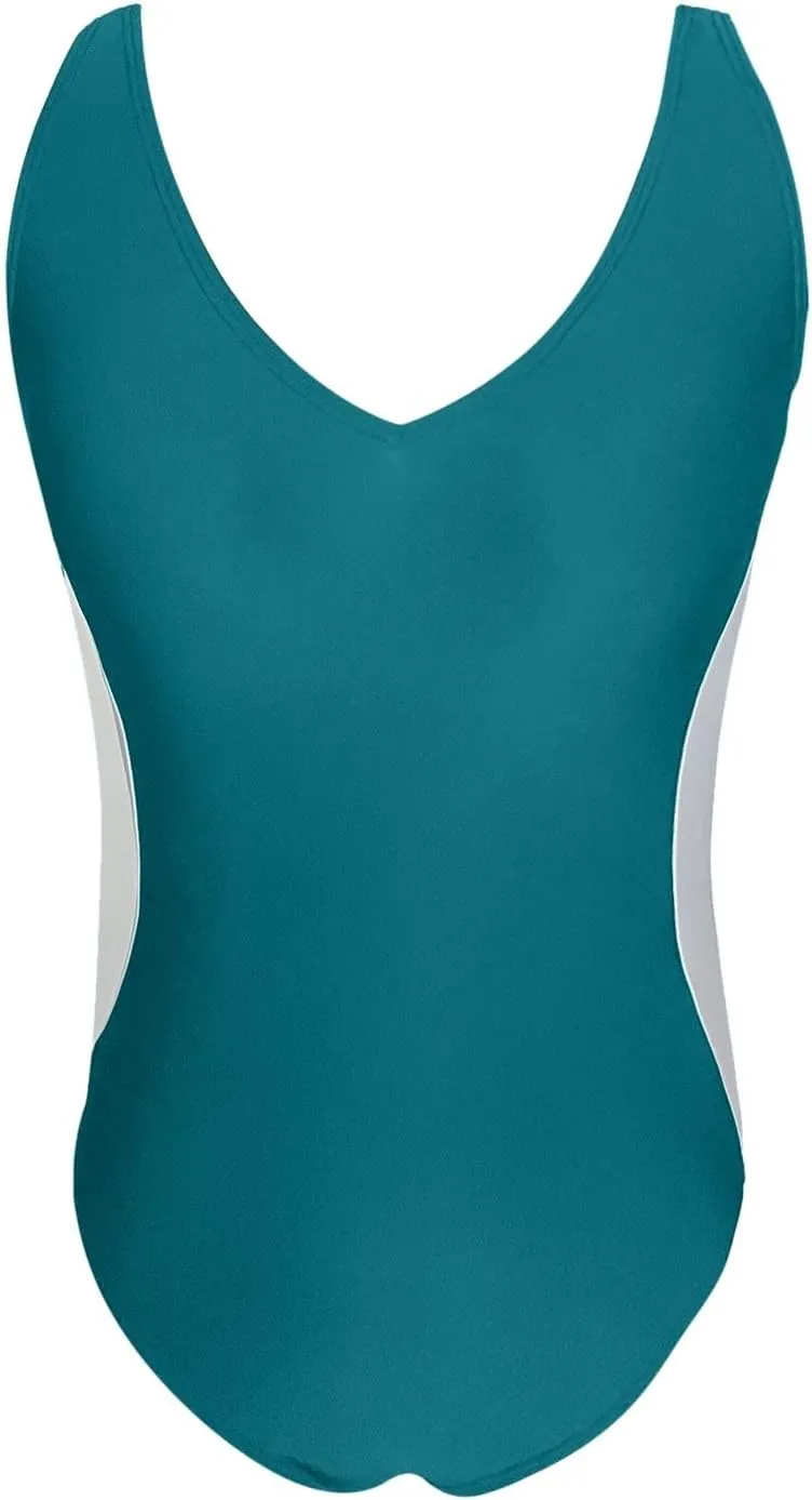 PTOLOCIF One Piece Swimsuit for Women Tummy Control Swimsuits One Shoulder Bathing Suit Modest Full Coverage Keyhole Swimwear
