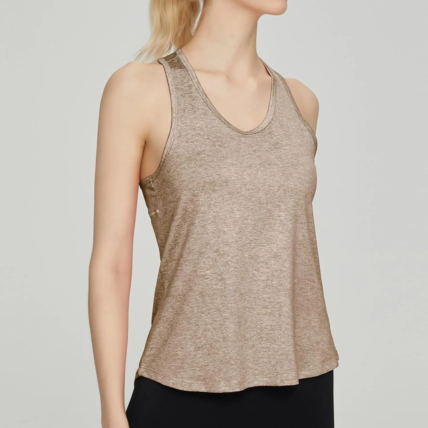 Racerback Tank Tops for Women Lightweight Sleeveless Workout Tops Athletic Running Yoga Shirts Sports Gym Clothes