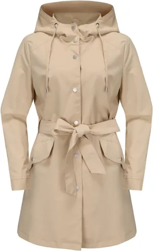 Rain Jacket Women Lightweight Waterproof Raincoat Hooded Windbreaker Waterproof Jackets with Pockets 2024