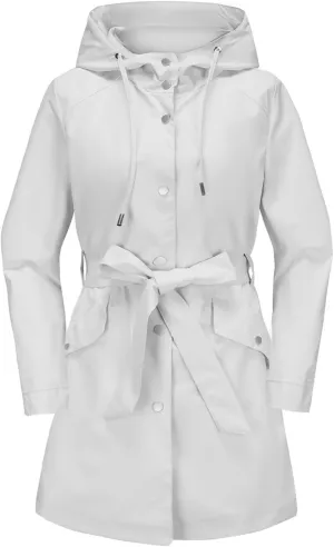 Rain Jacket Women Lightweight Waterproof Raincoat Hooded Windbreaker Waterproof Jackets with Pockets 2024
