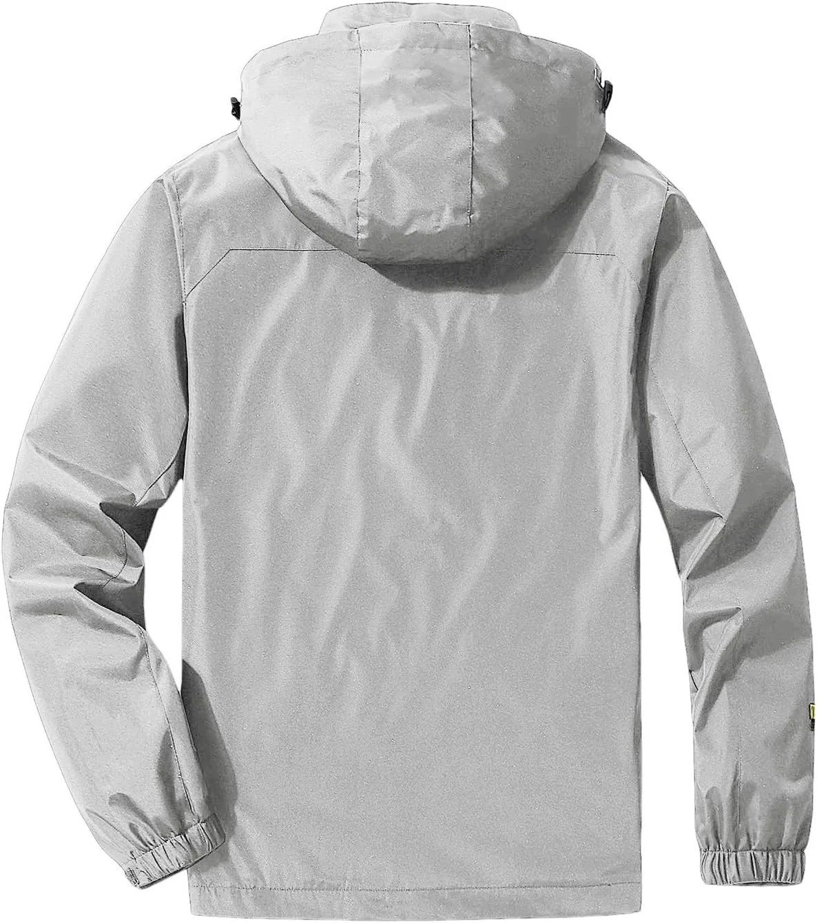 Raincoat for Men Hooded with Pockets Windproof Lightweight Windbreaker Active Outdoor Golf Cycling Running Jackets