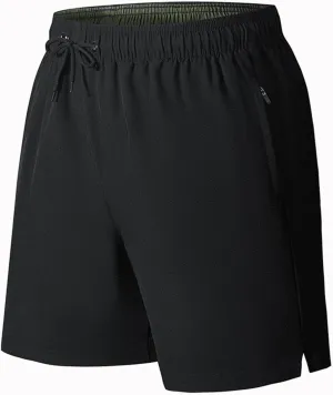 RTRDE Men's Bathing Suit Gym Athletic Workout Running Sports Casual Summer Beach Surf Board Shorts Swimming, M-5XL