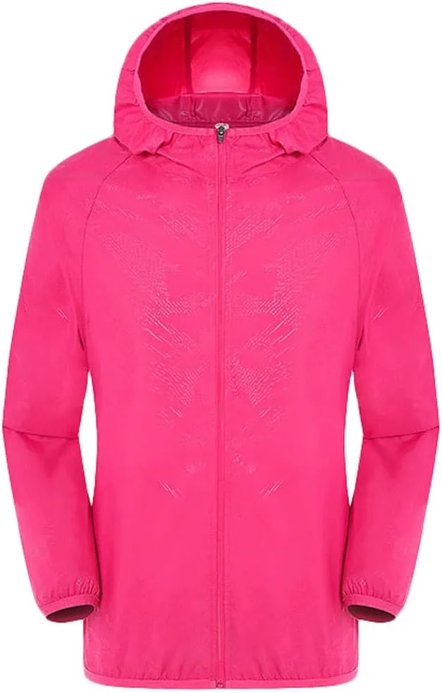 RTRDE Mens Rain Coat Waterproof Jackets with Hood Lightweight Jacket Raincoat Golf Cycling Windbreaker Jackets, S-4XL