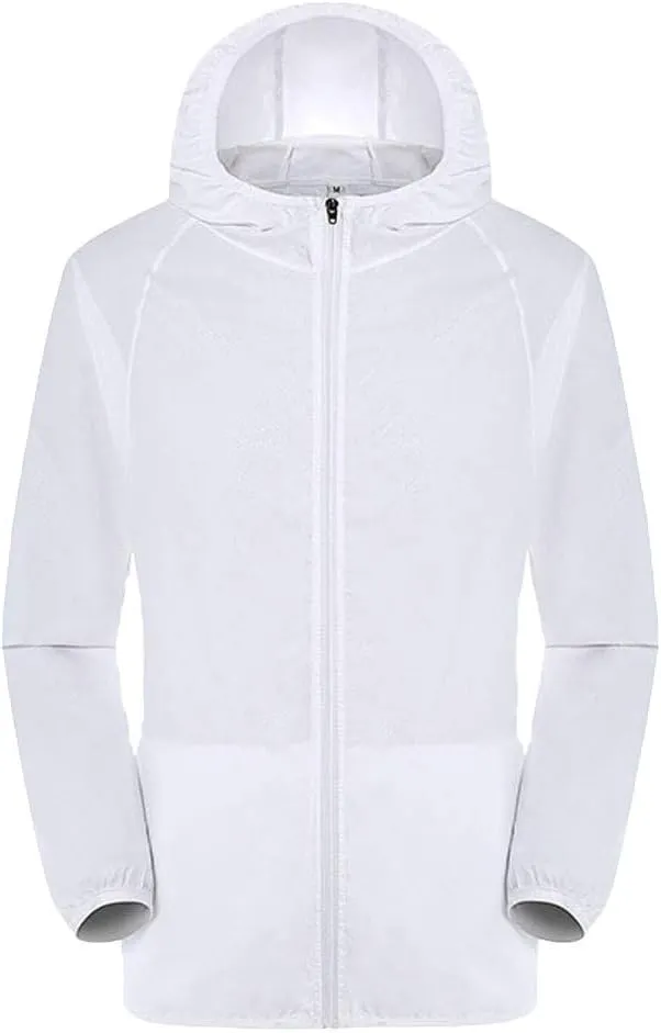 RTRDE Mens Rain Coat Waterproof Jackets with Hood Lightweight Jacket Raincoat Golf Cycling Windbreaker Jackets, S-4XL