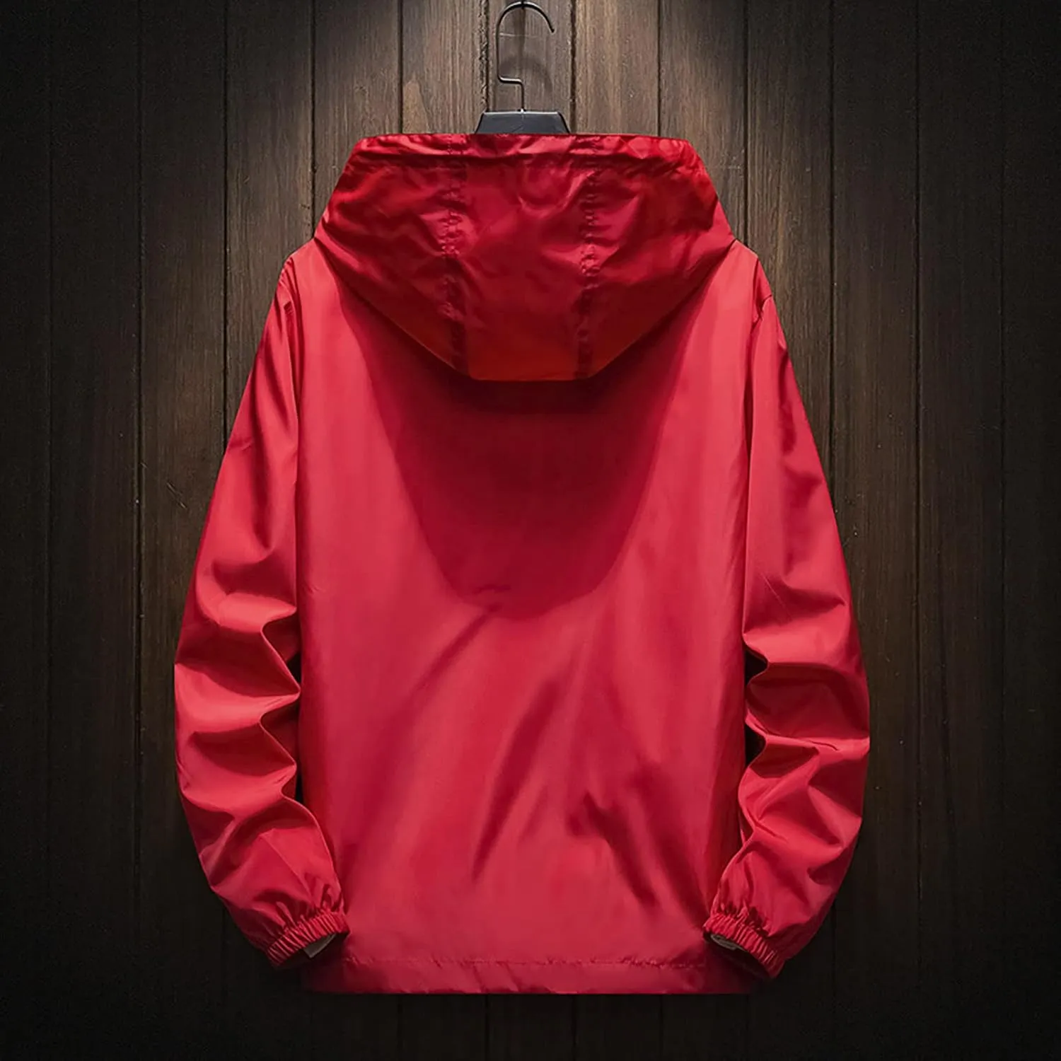RTRDE Mens Rain Jacket Lightweight Waterproof Coated Hooded Jacket Windbreaker Raincoat Winter Jackets, M-3XL