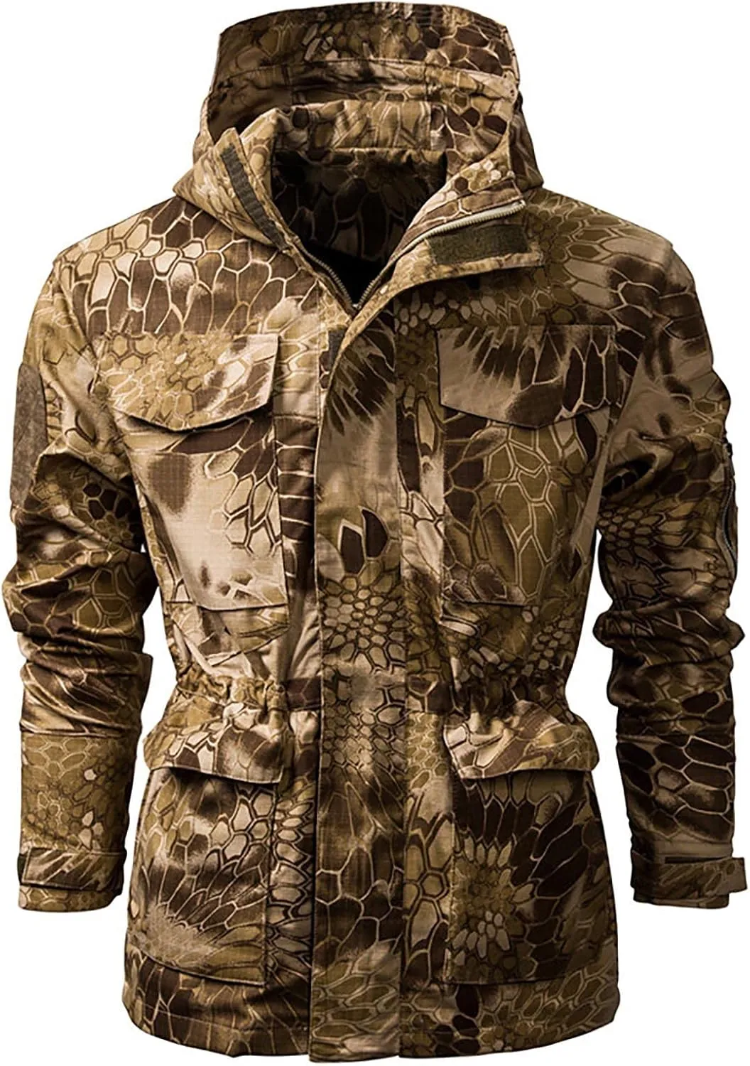 RTRDE Men's Winter Work Jackets Military Tactical Windbreaker Jacket Outdoor Camouflage Hunting Coat Work Jacket, S-2XL