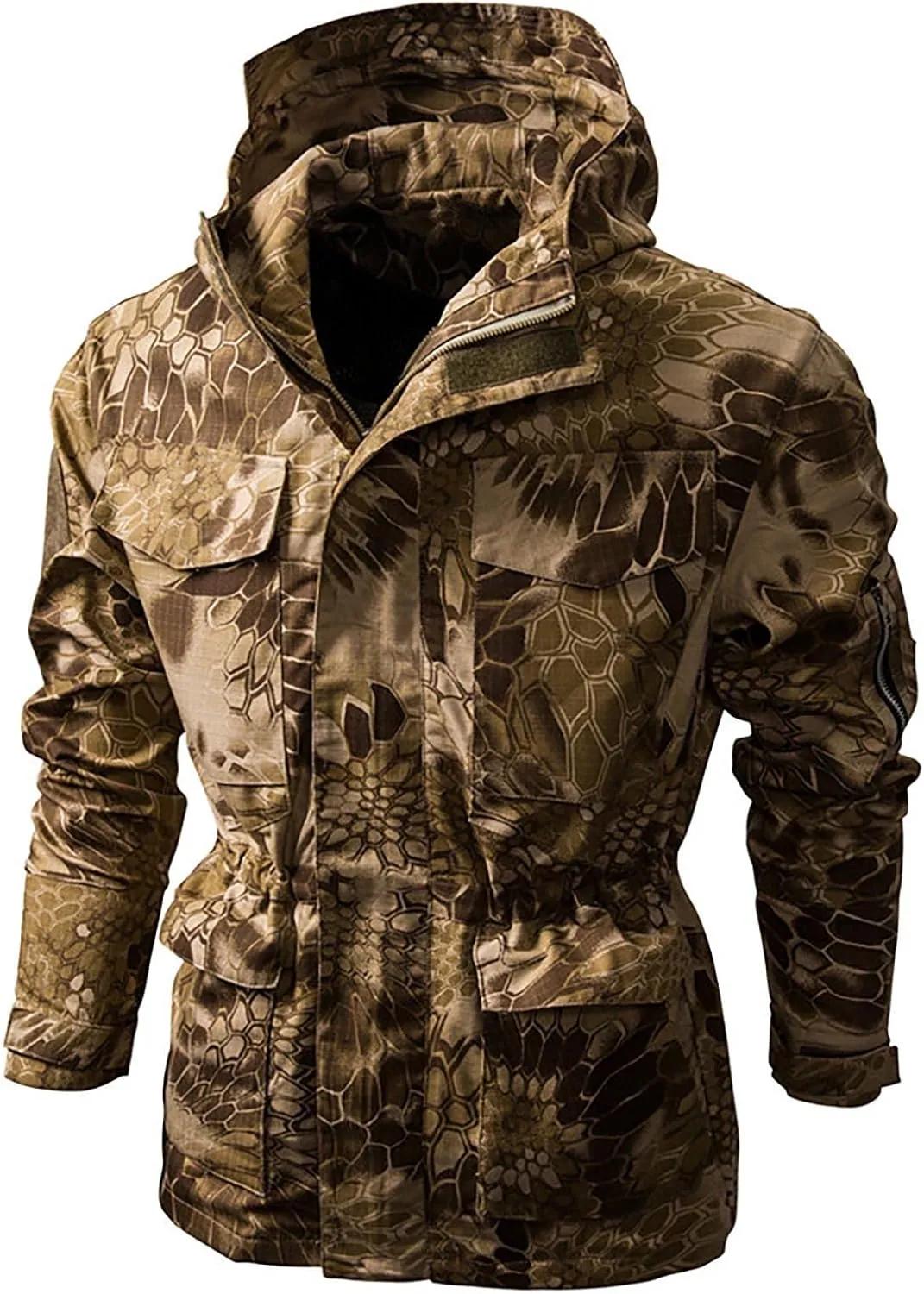 RTRDE Men's Winter Work Jackets Military Tactical Windbreaker Jacket Outdoor Camouflage Hunting Coat Work Jacket, S-2XL