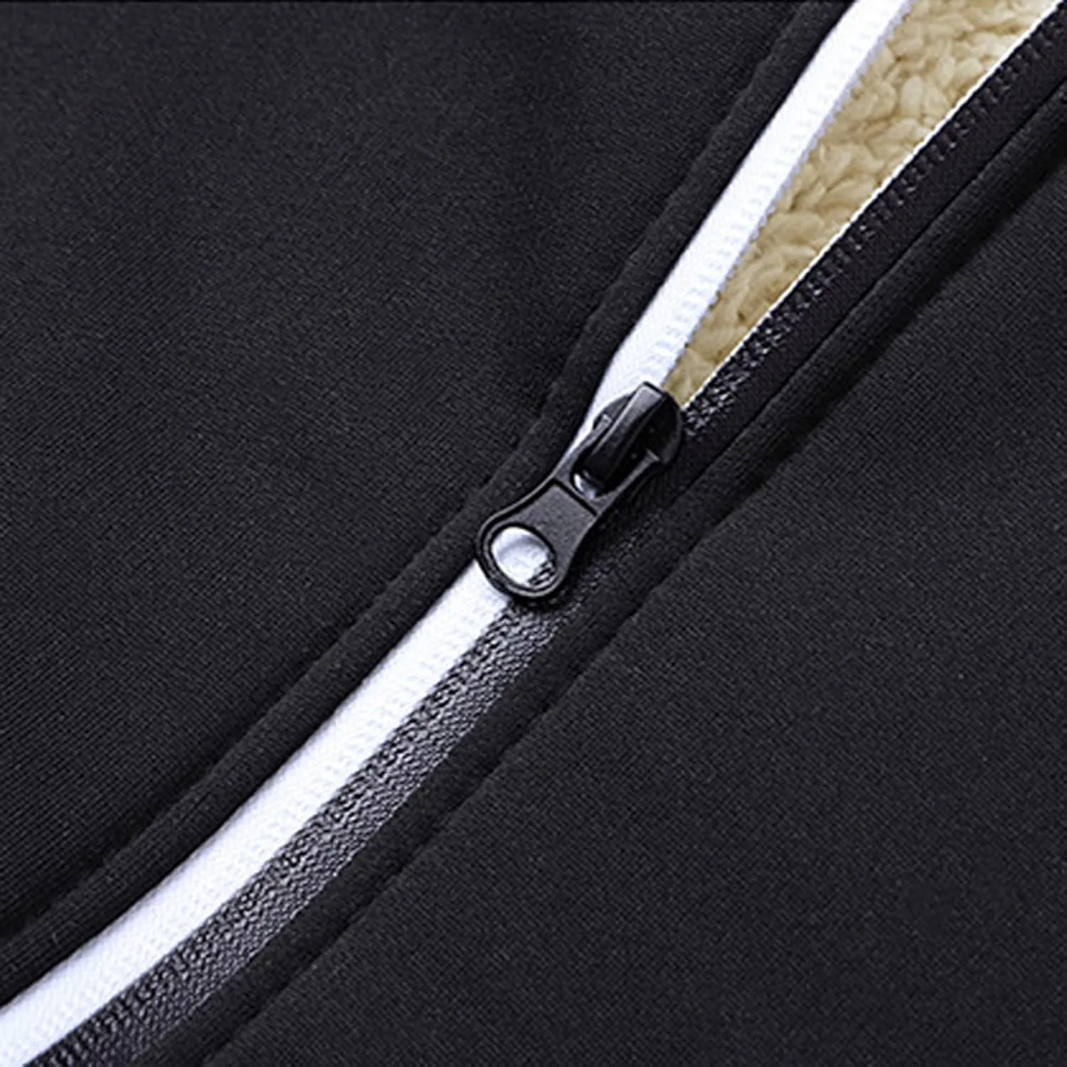 RTRDE Mens Work Jacket Zip Up Sweatshirts Heavyweight Winter Fleece Sherpa Lined Warm Hoodie Jackets Coats Jacket, S-3XL