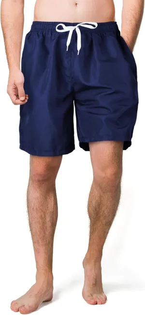 Scotamalone Mens Swim Trunks Swimming Shorts Swimwear Bathing Suits Quick Dry 7 Inch with Mesh Lining