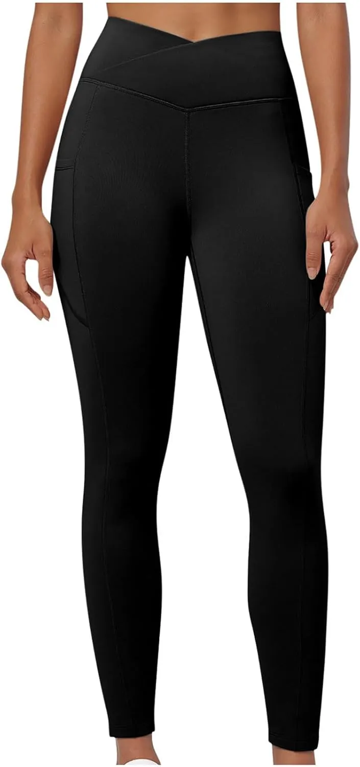 Seamless Yoga Pants for Women, Womens Tall Leggings,Fold Over Pants for Women,Legging Boots for Women