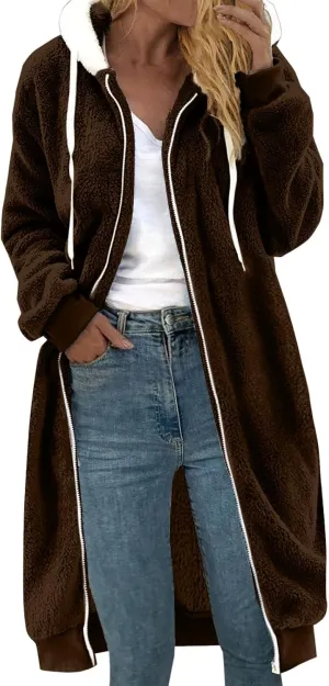 SHAOBGE 1x Jackets for Women Fashionable Women'S Long Sleeve Solid Pocket Cardigan Button Top plus Coats for Women plus