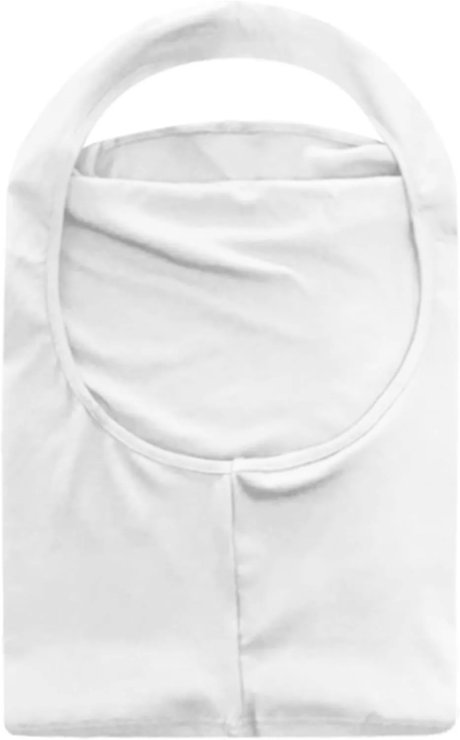 Summer Womens Sexy Cowl & Halter Neck Tops Sleeveless Pleated Open Back Crop Tops for Beach/Resort/Club Outfits​