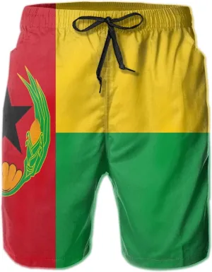 Swim Shorts Mens Cape Verde Flag Swim Trunks Beach Board Shorts Quick Dry Beachwear Sports Running