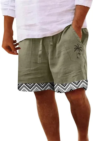 Swimming Shorts for Men Beach Short Casual Loose Fashion Loose Tether Pocket Board Summer Soft with Mesh