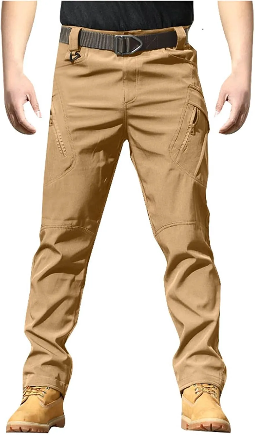 Tactical Pants for Men Water Resistant Cargo Hiking Pants Multi Pockets Relaxed Fit Stretch Quick Dry Work Pant