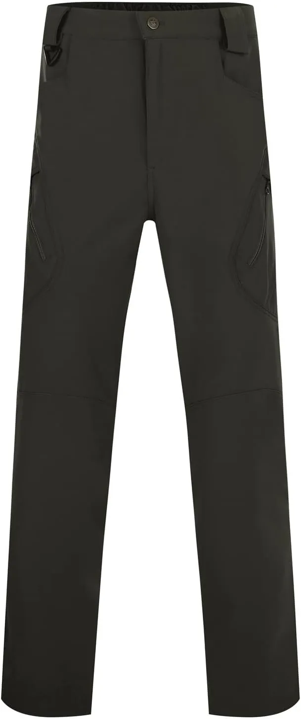 Tactical Pants for Men Water Resistant Cargo Hiking Pants Multi Pockets Relaxed Fit Stretch Quick Dry Work Pant